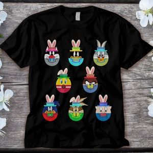 Looney Tunes Bunny Easter Eggs Happy Easter Day Unisex Adult T-shirt Kid Shirt